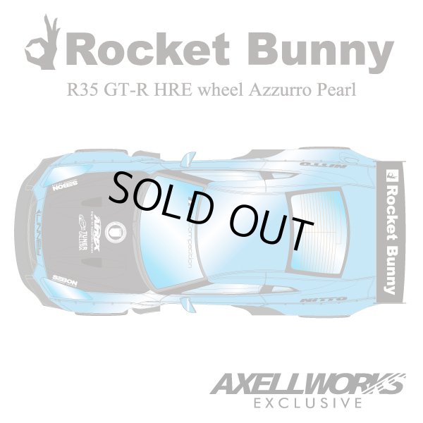 画像3: EIDOLON 1/43 Rocket Bunny R35 GT-R -Exclusive for AXELLWORKS- Limited 25 pcs. Azzurro Pearl (3)