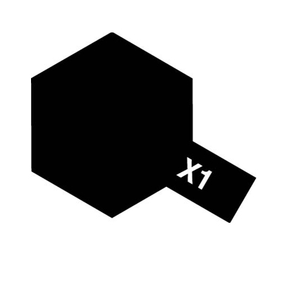 画像1: アクリルミニ X-1 ブラック (1)