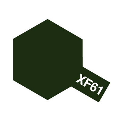 画像1: アクリルミニ XF-61 ダークグリーン (1)
