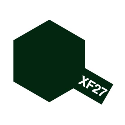 画像1: アクリルミニ XF-27 ブラックグリーン (1)