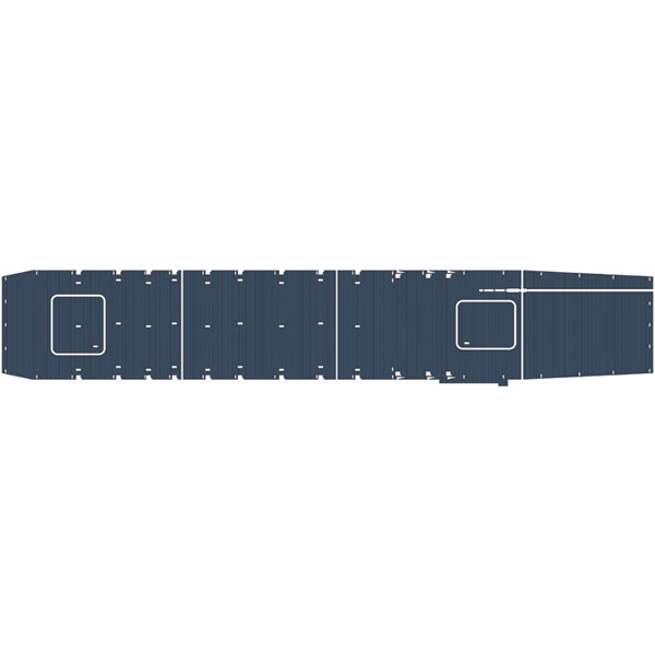 画像1: ハセガワ 1/350 護衛空母 ガンビアベイ 木製甲板 (1)