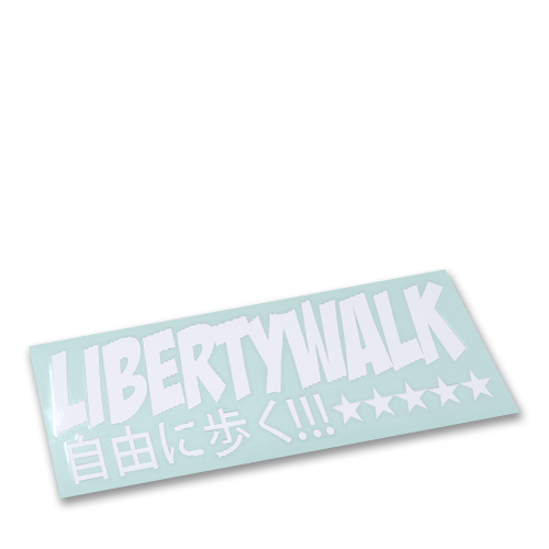 画像1: LIBERTY WALK自由に歩く★★★★★　ホワイト (1)