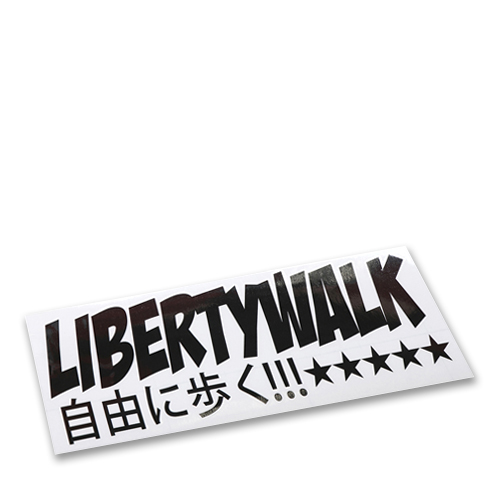 画像1: LIBERTY WALK自由に歩く★★★★★　ブラック (1)