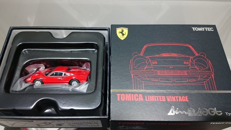 画像1: TOMYTEC 1/64 FERRARI Dino 246gt Red (1)