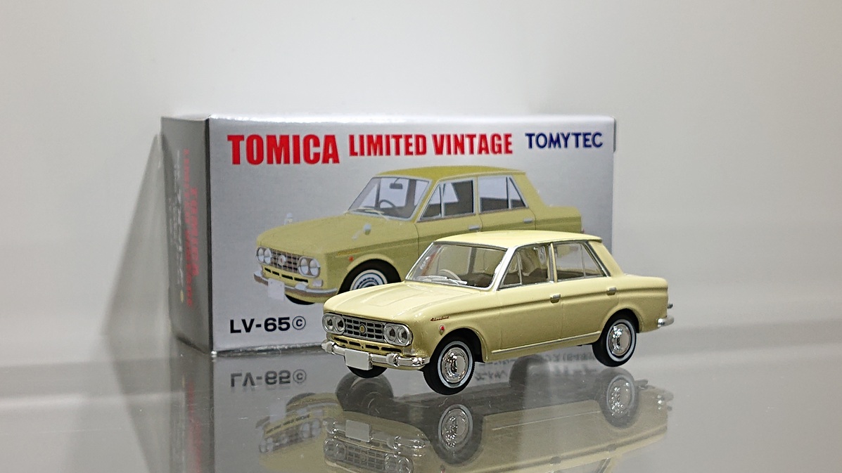 画像1: TOMYTEC 1/64 Datsun Bluebird 1200 Fancy Deluxe Yellow (1)