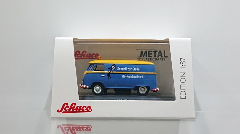 画像1: Schuco 1/87 VW T1 box van "VW Kundendienst" (1)