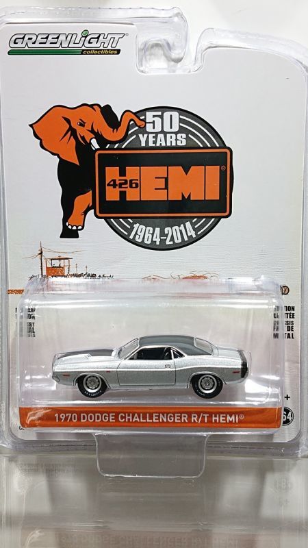 画像1: GREEN LiGHT 1:64 Anniversary Collection Series '70 Dodge HEMI Challenger R/T - 426 HEMI 50 Years (1)