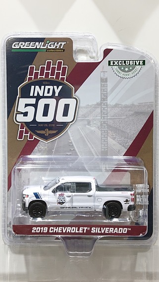 画像1: GREEN LiGHT EXCLUSIVE 1/64 '19 Chevrolet Silverado 1500 103rd Running of the Indianapolis 500 Official Truck (1)