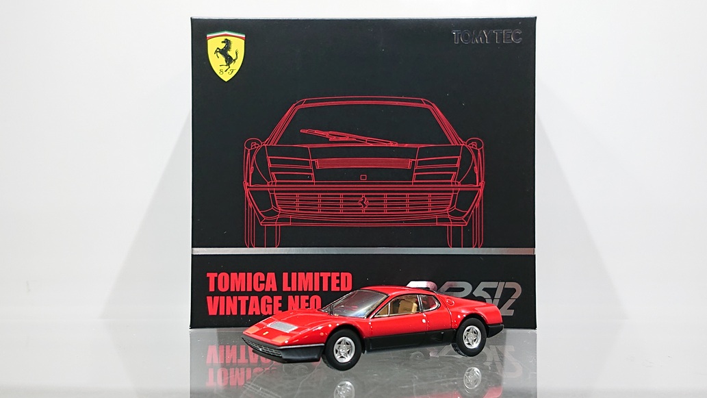 画像1: TOMYTEC 1/64 Limited Vintage Neo Ferrari 512 BB Red/Black (1)