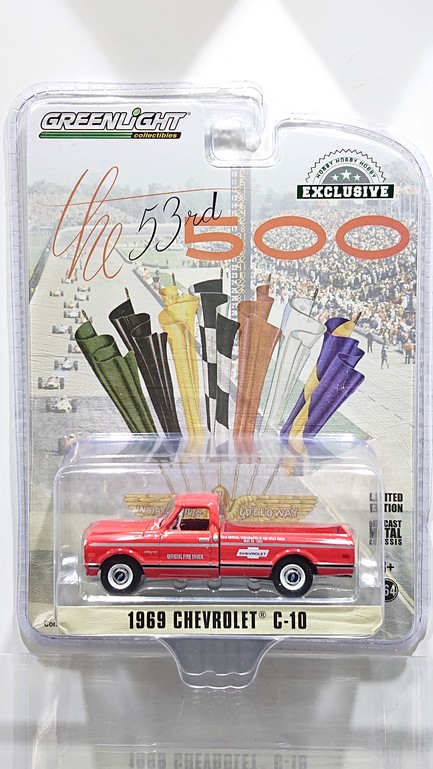 画像1: GREEN LiGHT EXCLUSIVE 1/64 '69 Chevrolet C-10 53rd Annual Indianapolis 500 Mile Race Official Fire Trick (1)