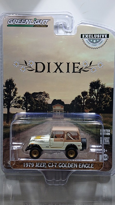 画像1: GREEN LiGHT EXCLUSIVE 1/64 '79 Jeep CJ-7 Golden Eagle "Dixie" (1)