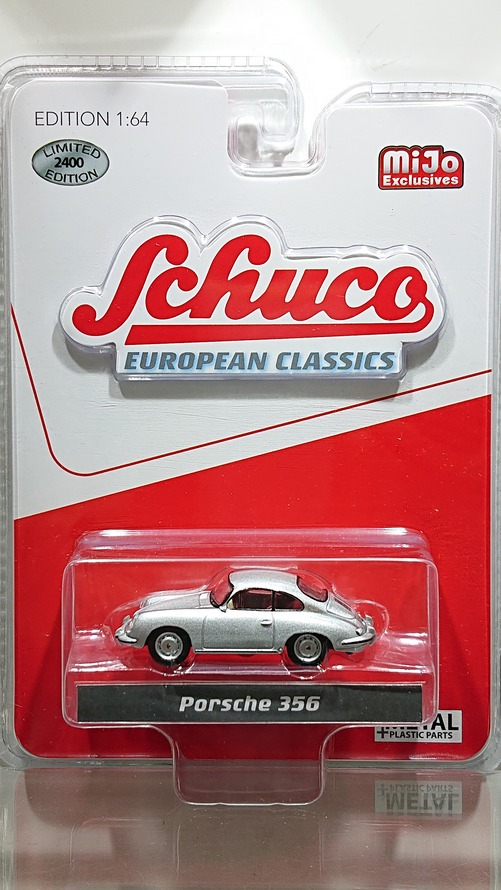Schuco 1/64 Porsche 356 Silver (北米限定)
