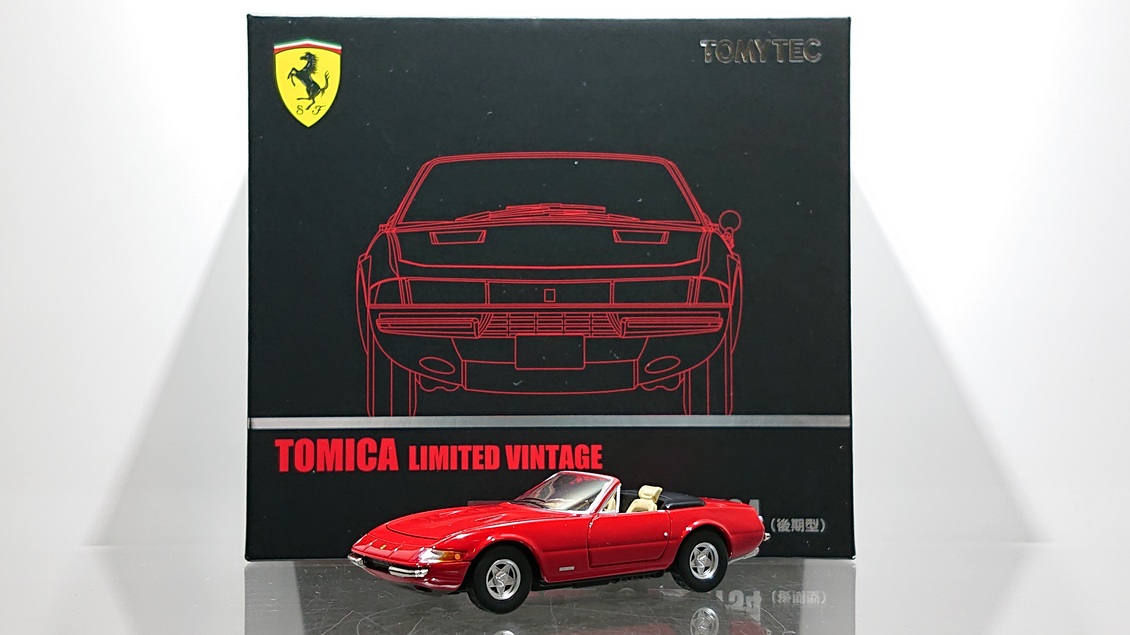 画像1: TOMYTEC 1/64 Limited Vintage Ferrari 365 GTS4 "Daytona Spider" Red (1)