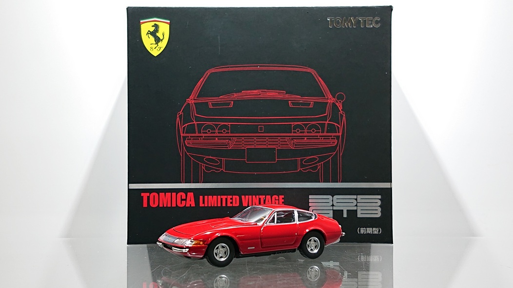 画像1: TOMYTEC 1/64 Limited Vintage Ferrari 365 GTB4 "Daytona" Red (1)