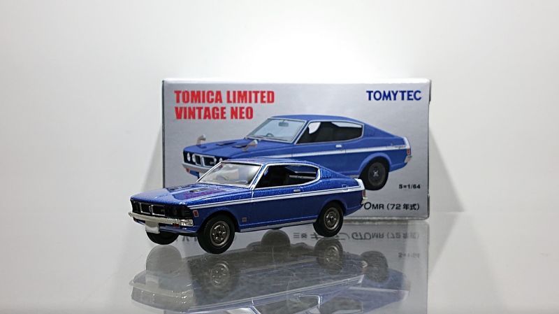 画像1: TOMYTEC 1/64 Limited Vintage NEO Mitsubishi Galant GTO MR '72 Blue (1)