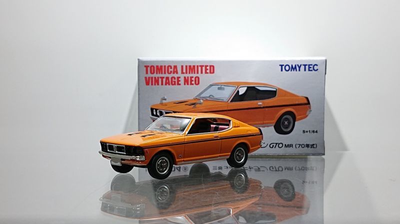 画像1: TOMYTEC 1/64 Limited Vintage NEO Mitsubishi Colt Galant GTO MR '70 Orange (1)