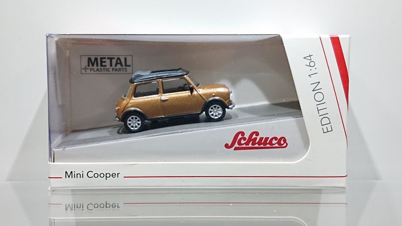 画像1: Schuco 1/64 Mini Cooper Metallic Brown (1)