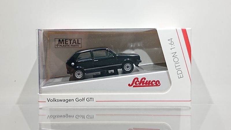 画像1: Schuco 1/64 VW Golf GTI Black (1)