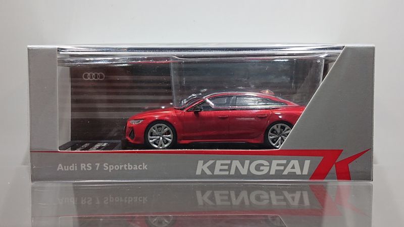 画像1: KENGFai 1/64 Audi 2021 RS7 C8 Red (1)