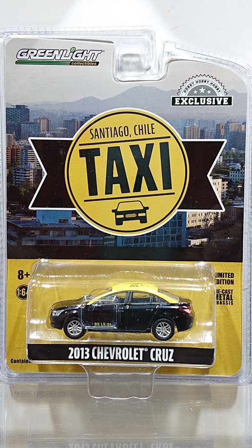 画像1: GREEN LiGHT EXCLUSIVE 1/64 2013 Chevrolet Cruze - Santiago, Chile Taxi (1)
