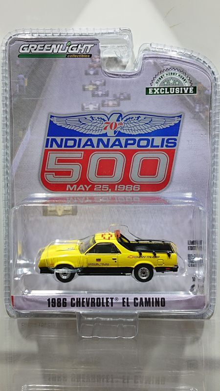 画像1: GREEN LiGHT EXCLUSIVE 1/64 1986 Chevrolet El Camino SS 70th Annual Indianapolis 500 Mile Race Official Truck (1)