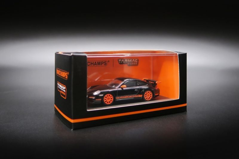 画像1: Tarmac Works 1/64 Porsche 911 GT3 RS (997) Black (1)