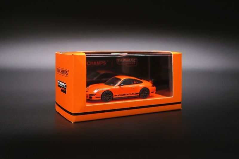 画像1: Tarmac Works 1/64 Porsche 911 GT3 RS (997) Orange (1)