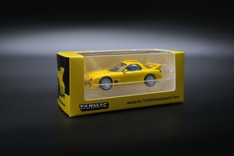 画像1: Tarmac Works 1/64 Mazda RX-7 (FD3S) Mazdaspeed A-Spec Competition Yellow Mica (1)