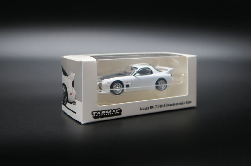 画像1: Tarmac Works 1/64 Mazda RX-7 (FD3S) Mazdaspeed A-Spec Chaste White (1)