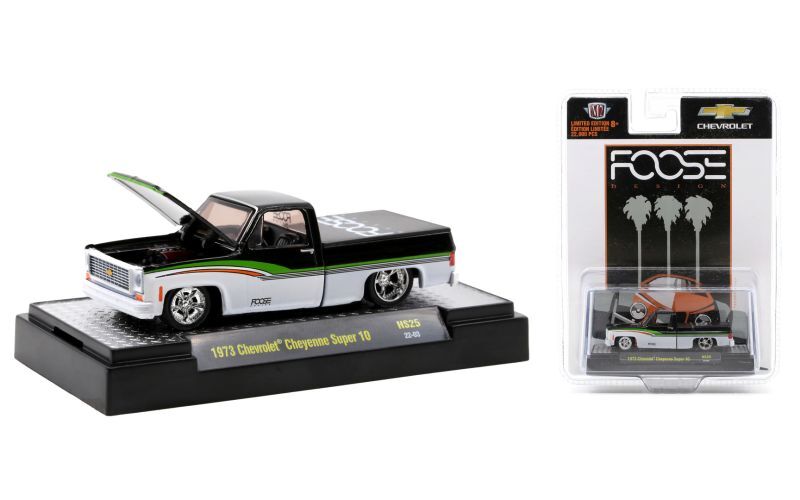 画像1: M2 Machines 1/64 1973 Chevrolet Cheyenne Super 10 - SQUAREBODY "CHIP FOOSE" (1)