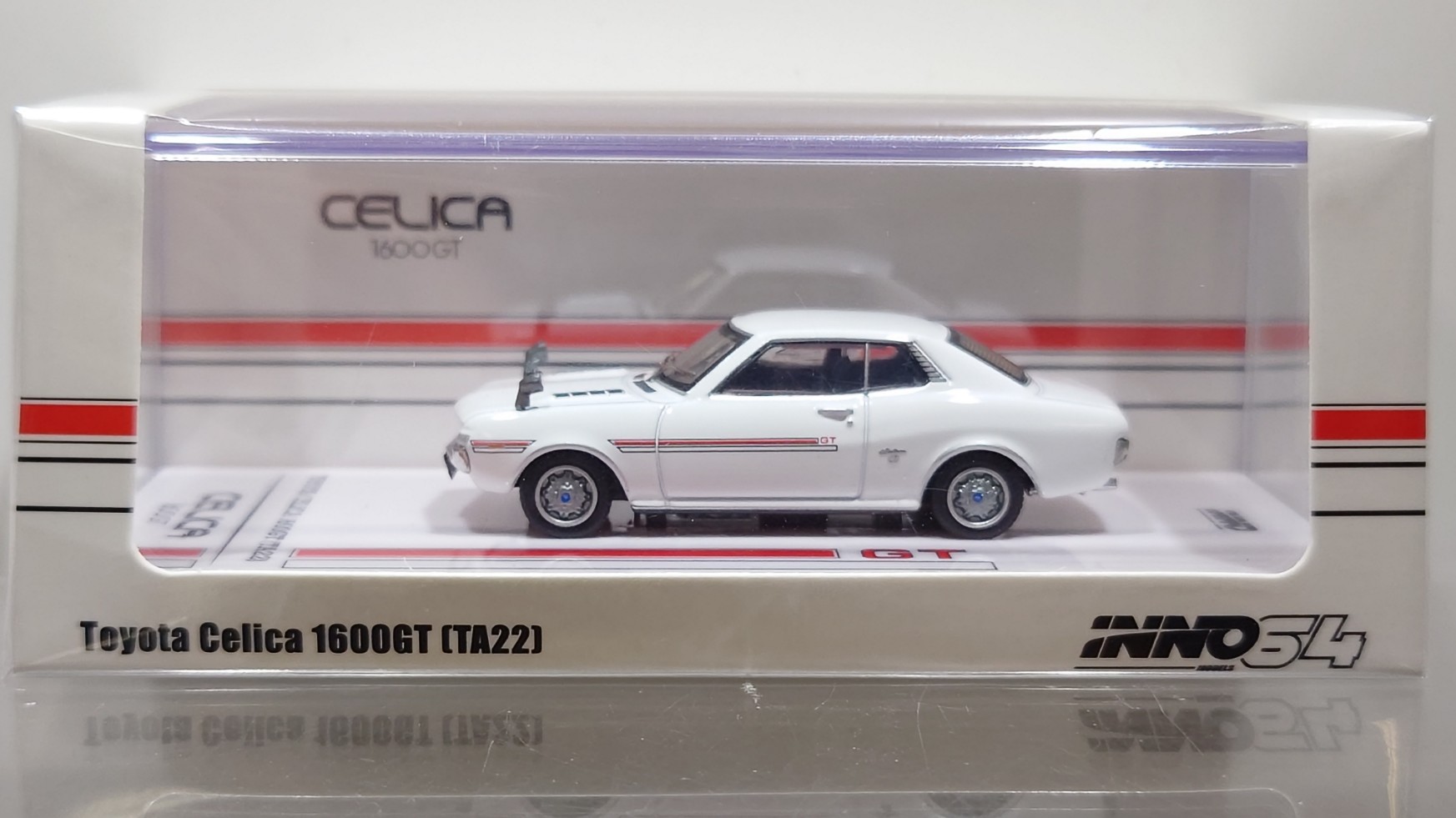INNO Models 1/64 Toyota Celica 1600GT (TA22) White
