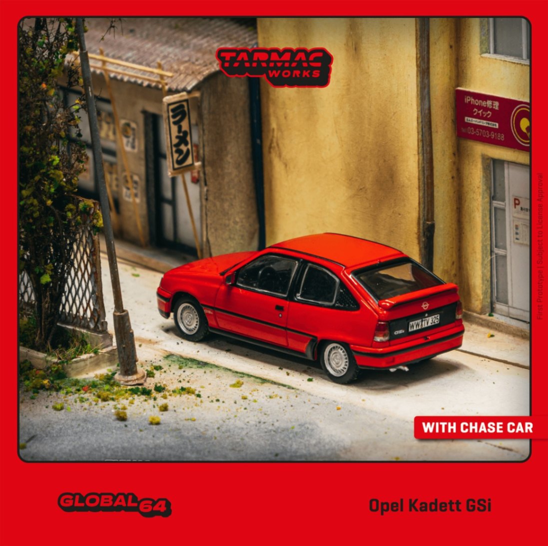 画像1: Tarmac Works 1/64 Opel Kadett Gsi Red (1)