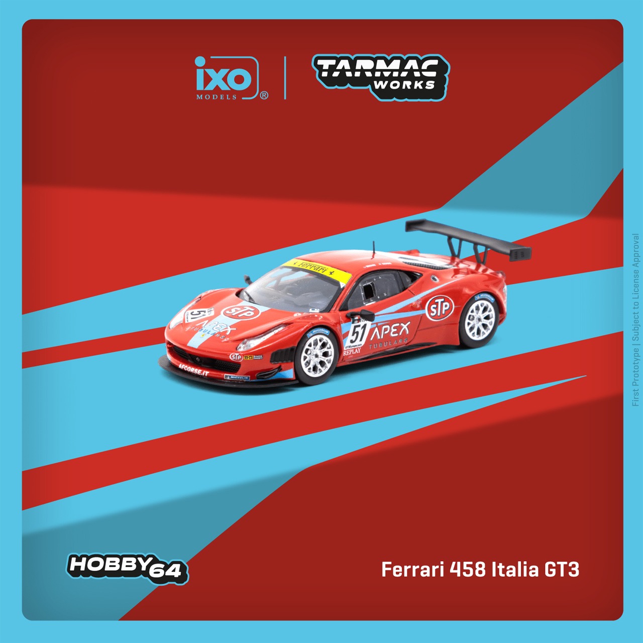 画像1: Tarmac Works 1/64 Ferrari 458 Italia GT3 FIA GT3 Europe 2011 (1)