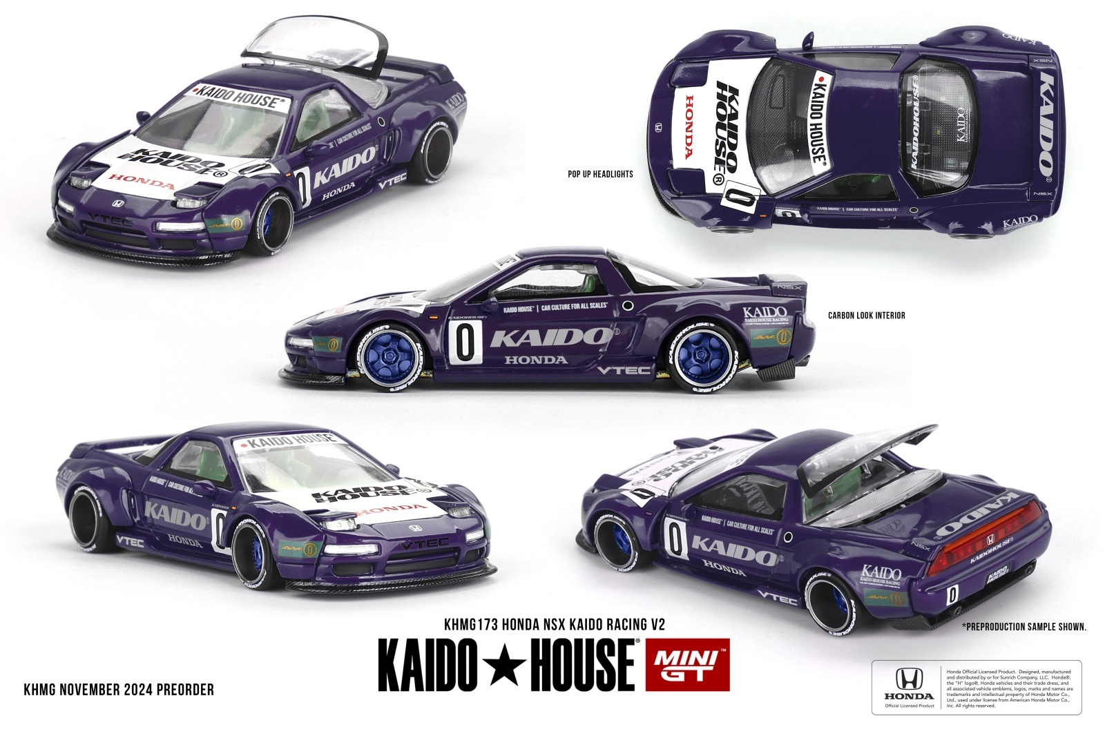 画像1: MINI GT 1/64 KAIDO HOUSE x TSM Honda NSX Kaido Racing V2 (LHD) (1)