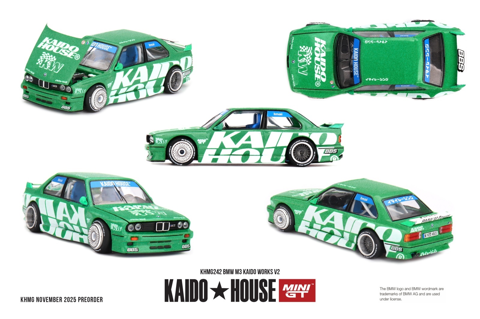 画像1: MINI GT 1/64 BMW M3 Kaido Works V2 (LHD) (1)
